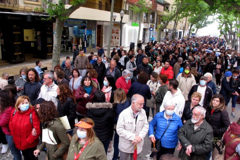 Manifestación por la sanidad comarcal en Dénia 04