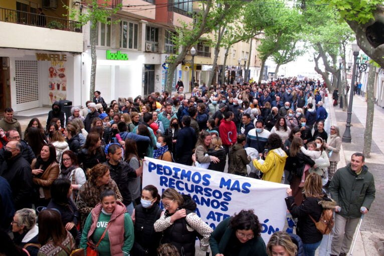 Manifestación por la sanidad comarcal en Dénia 05