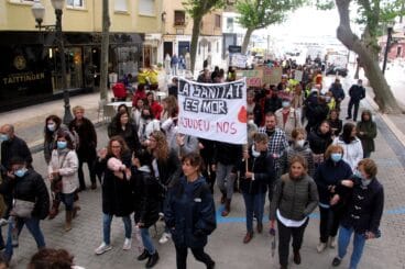 Manifestación por la sanidad comarcal en Dénia 09