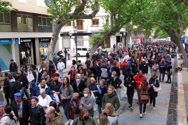 Manifestación por la sanidad comarcal en Dénia 19