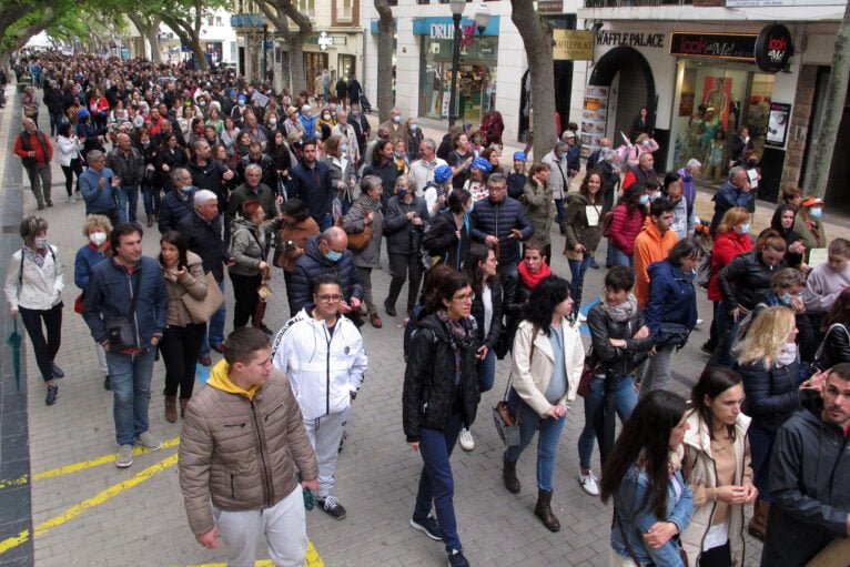 Manifestación por la sanidad comarcal en Dénia 20