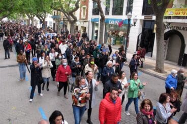 Manifestación por la sanidad comarcal en Dénia 21