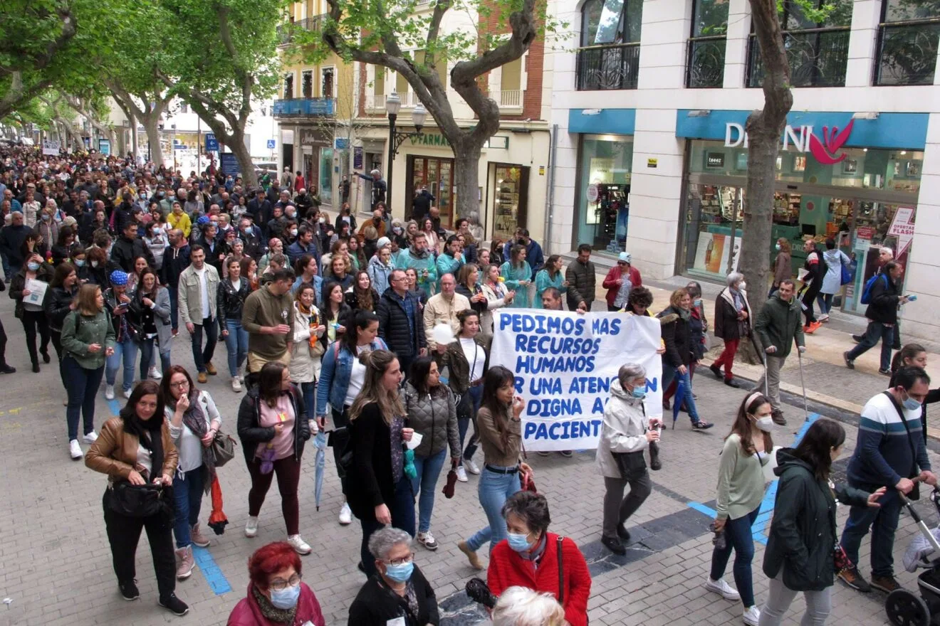 Manifestación por la sanidad comarcal en Dénia 22