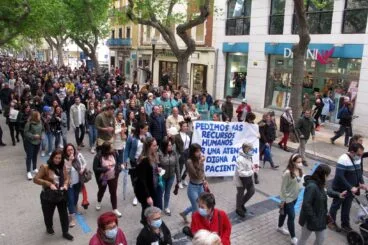 Manifestación por la sanidad comarcal en Dénia 22