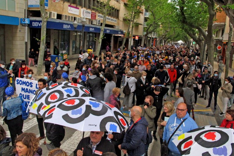 Manifestación por la sanidad comarcal en Dénia 28