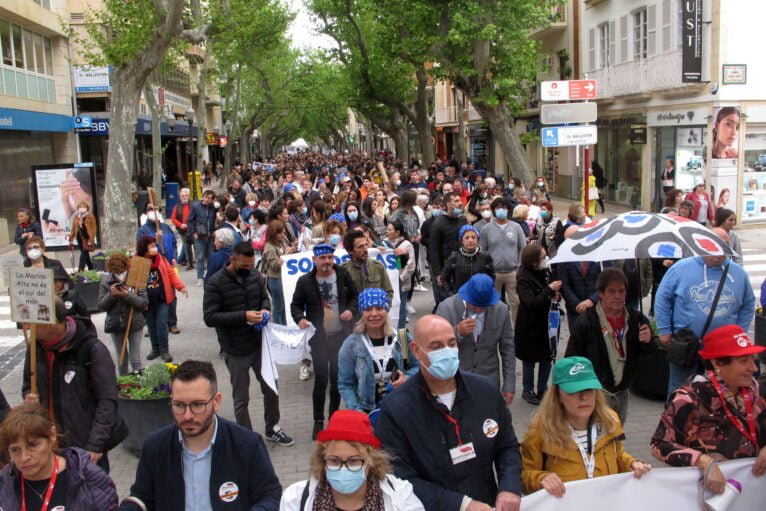 Manifestación por la sanidad comarcal en Dénia 29