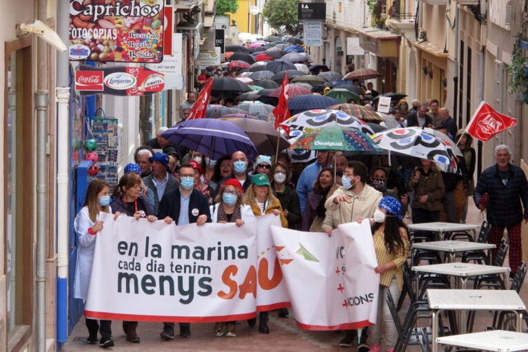 Manifestación por la sanidad comarcal en Dénia 30