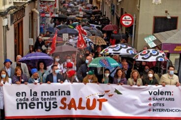 Manifestación por la sanidad comarcal en Dénia 32