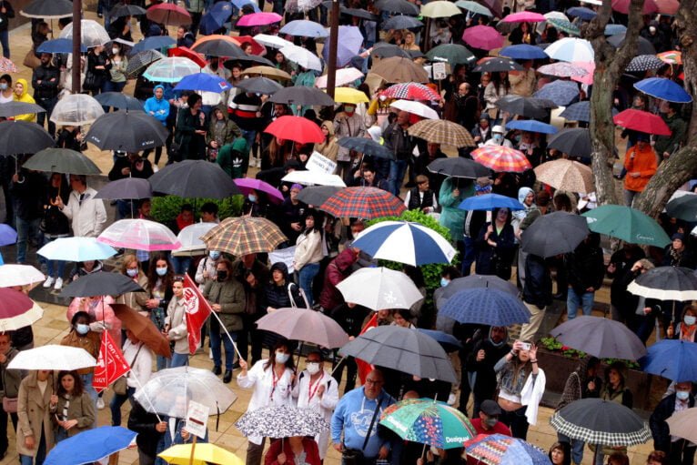 Manifestación por la sanidad comarcal en Dénia 37