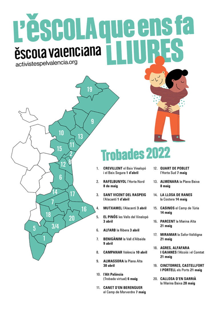 Mapa de les Trobades 2022