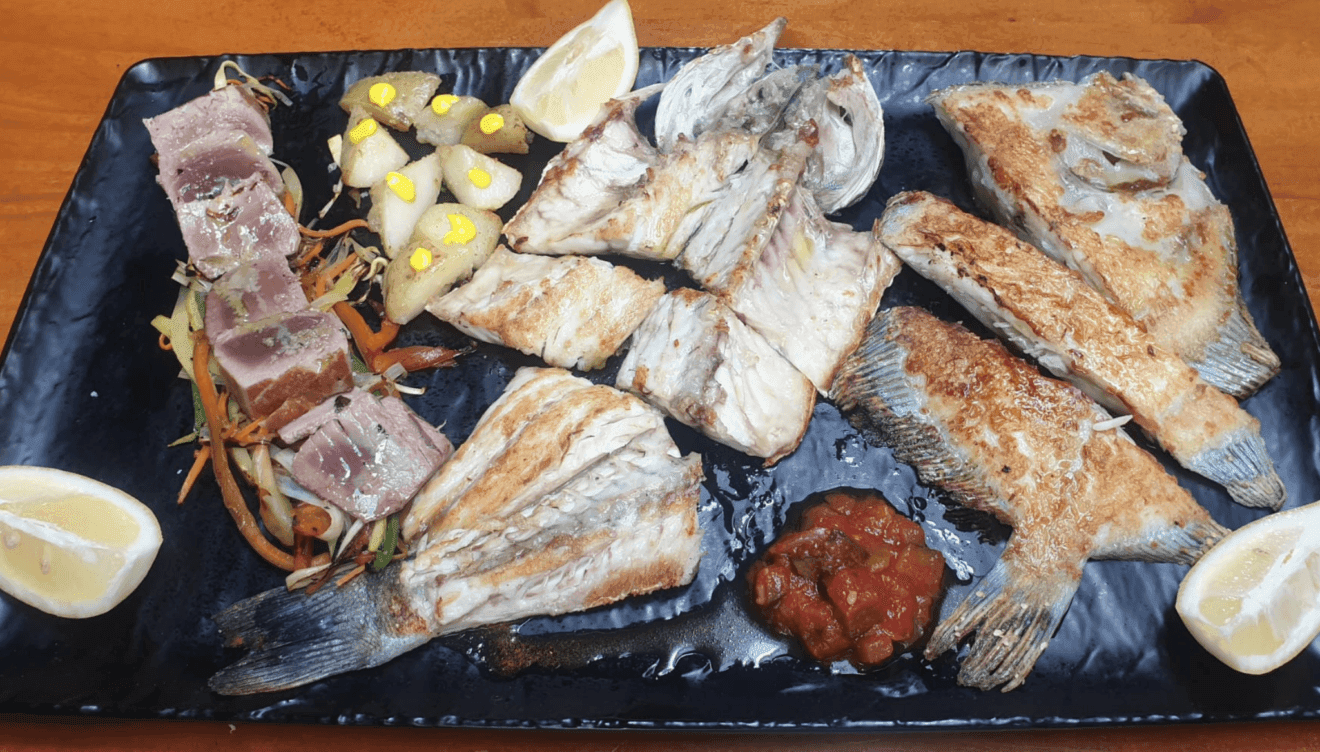 Platos frescos en Restaurante Mena
