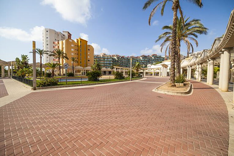 Plaza mayor en Calp