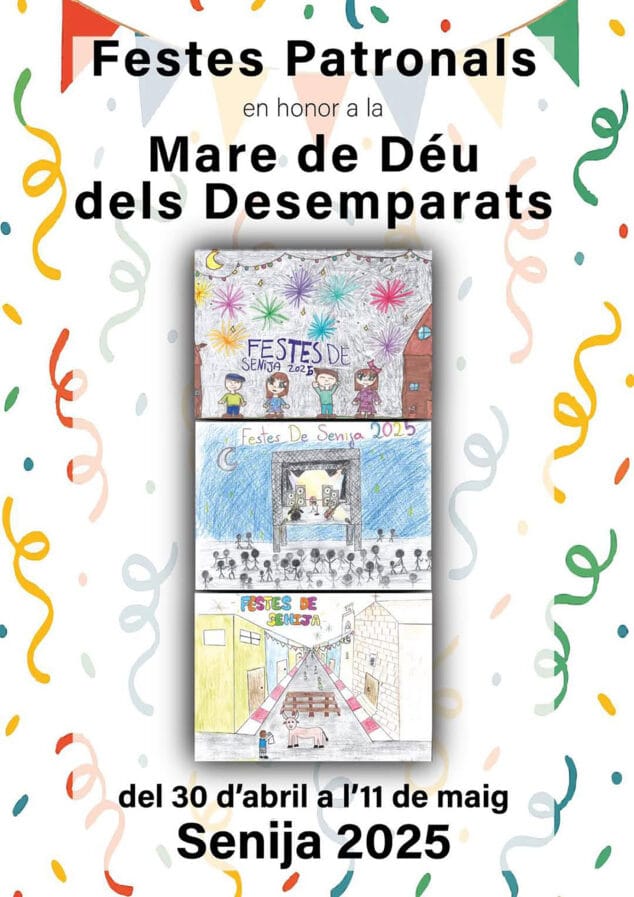 Imagen: Portada del libro de fiestas de Senija