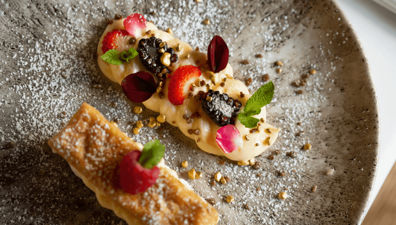 Postres caseros elaborados con productos frescos