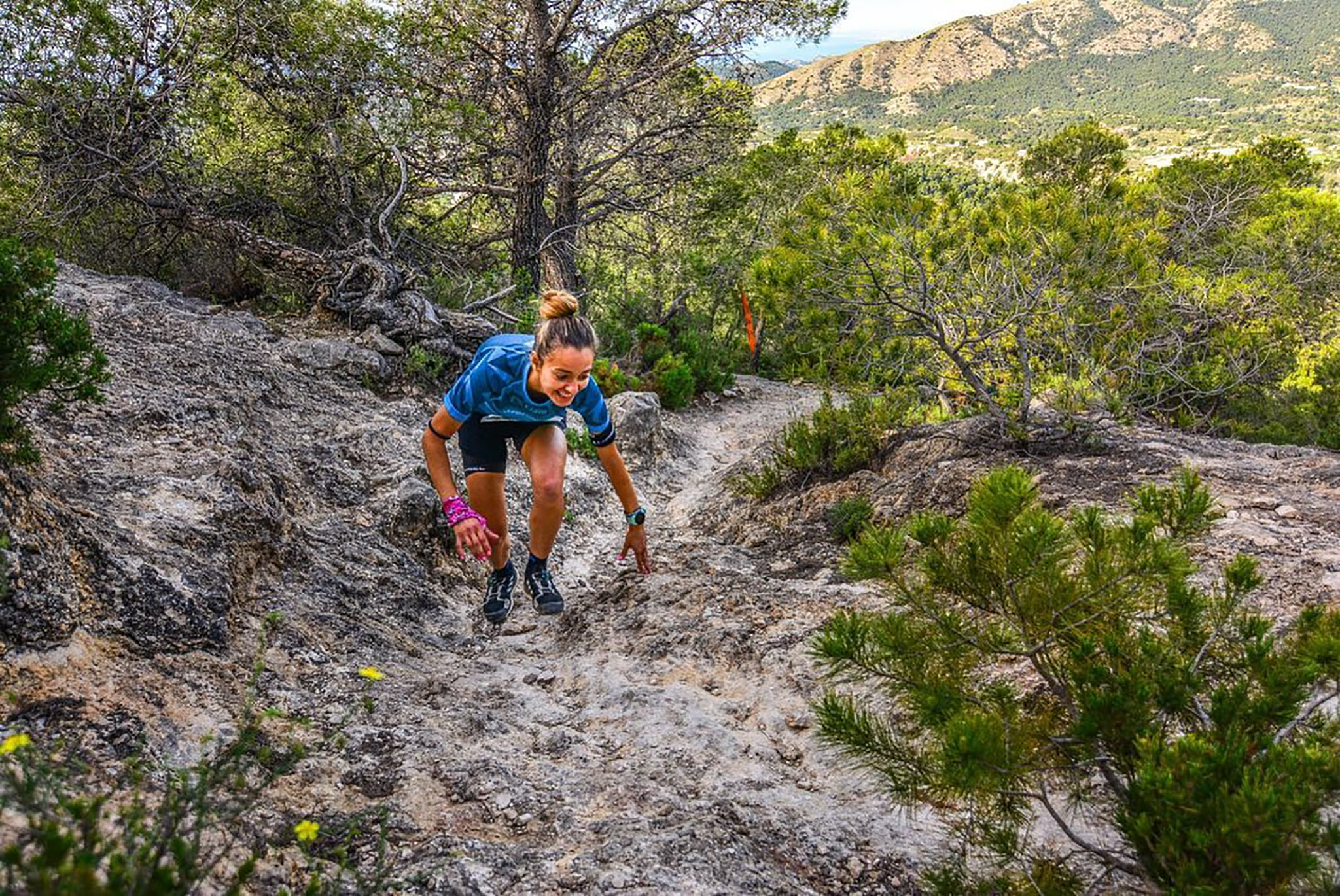 rosa maria lara en el kilometro vertical de finestrat