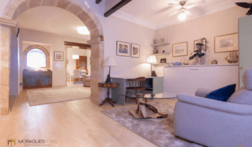 Salón de estilo vintage de la casa