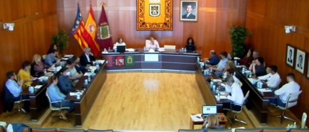 Imagen: Sesión plenaria del Ayuntamiento de Calp