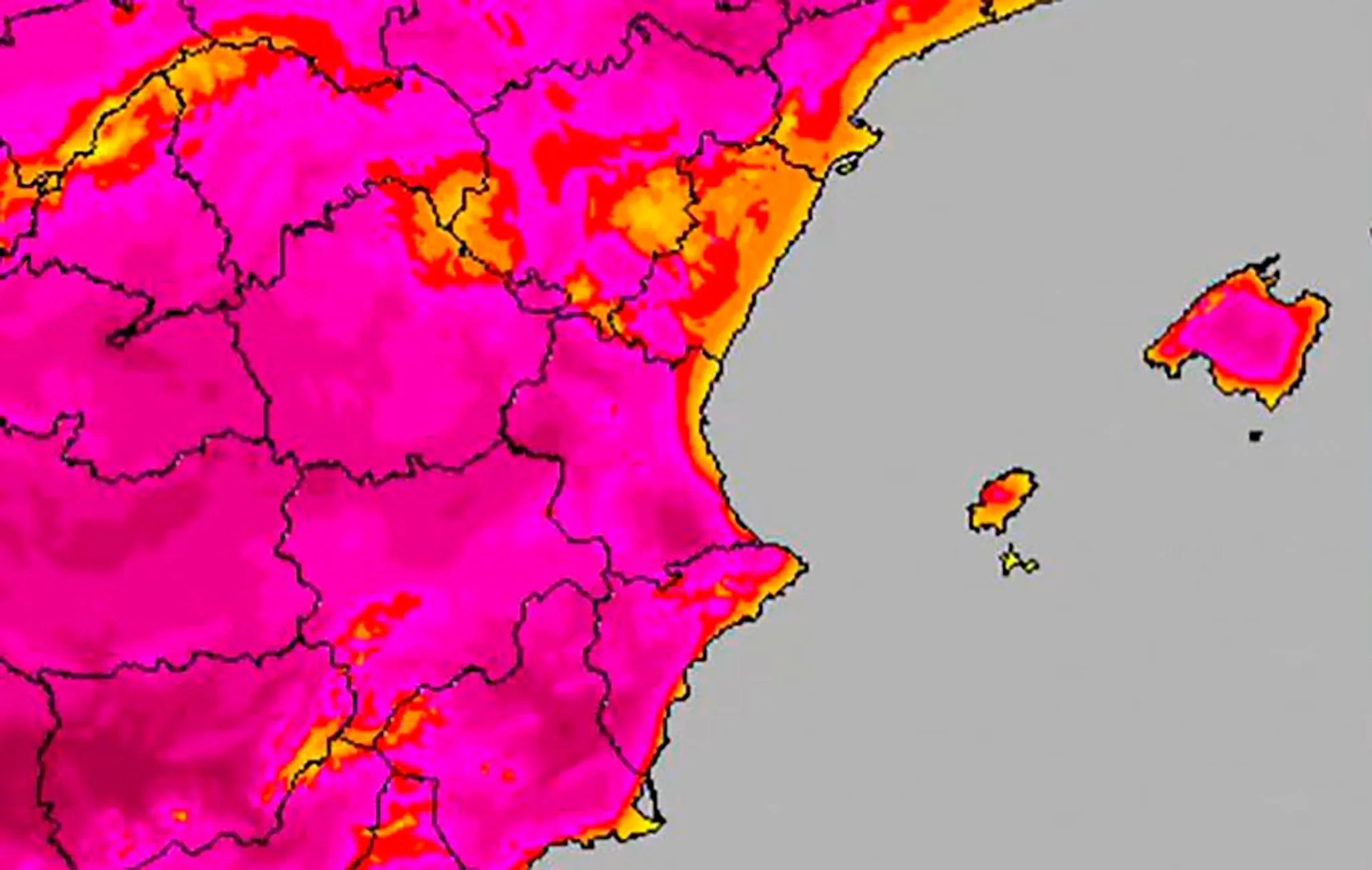 temperaturas maximas el domingo aemet