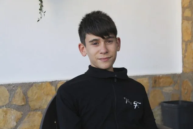 Imagen: Toni Ferrando durante la entrevista
