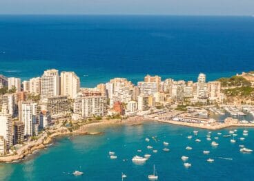 Ubicación de la playa Cantal Roig