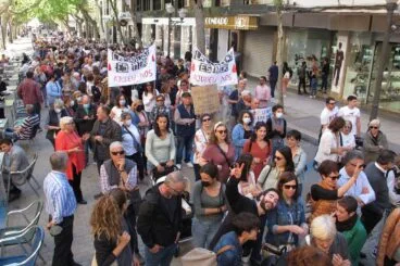 ltima manifestación de Marina Salud en Dénia 14