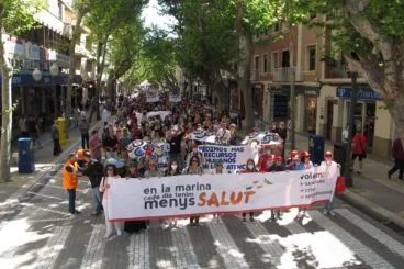 ltima manifestación de Marina Salud en Dénia 18