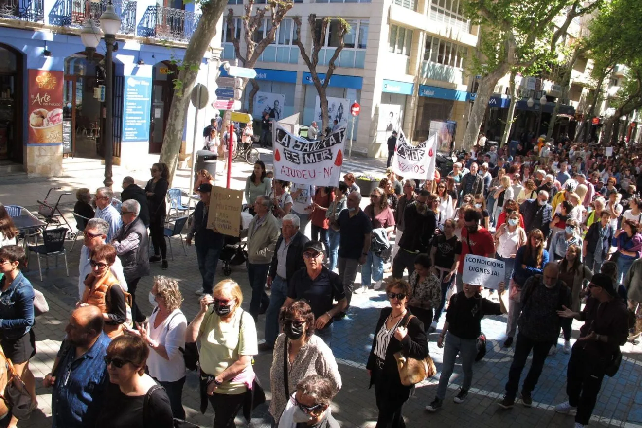 ltima manifestación de Marina Salud en Dénia 22