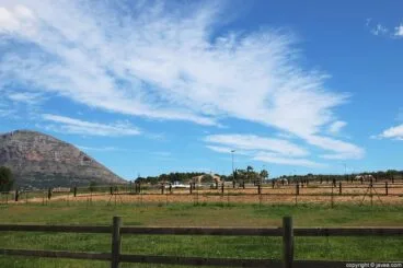 Vistas al Montgó desde el restaurante Vall de Cavall