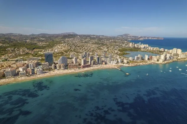 calp a vista de dron