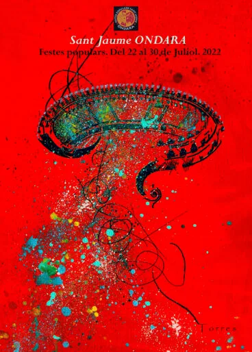 Cartel de fiestas de Sant Jaume 2022 en Ondara