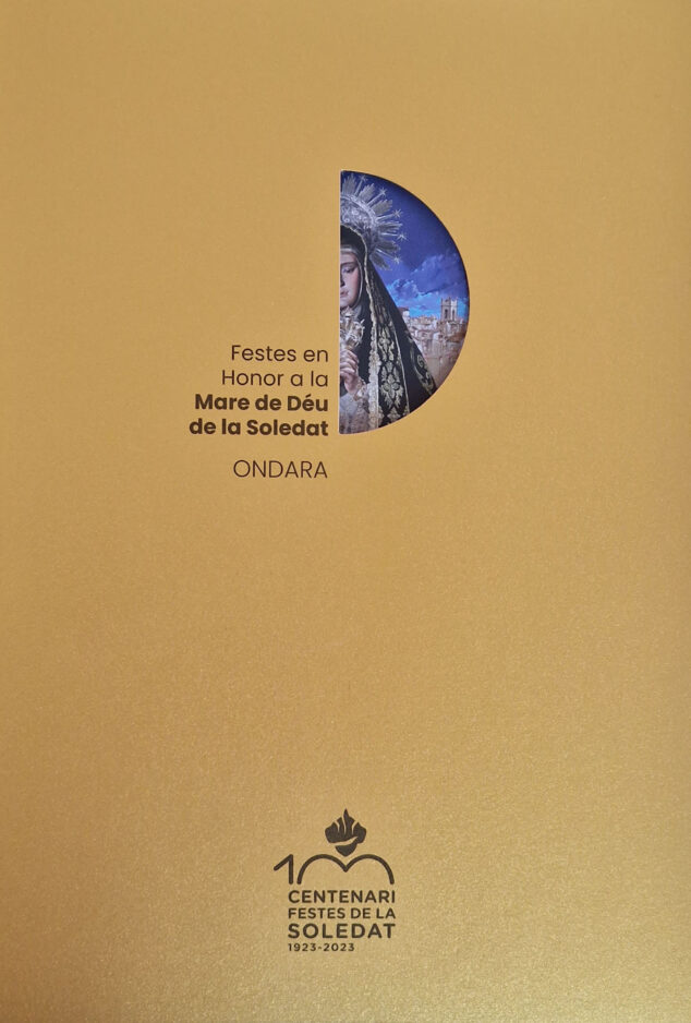 Imagen: Cartel de la fiestas patronales de Ondara en honor a la Mare de Déu de la Soledat de este año