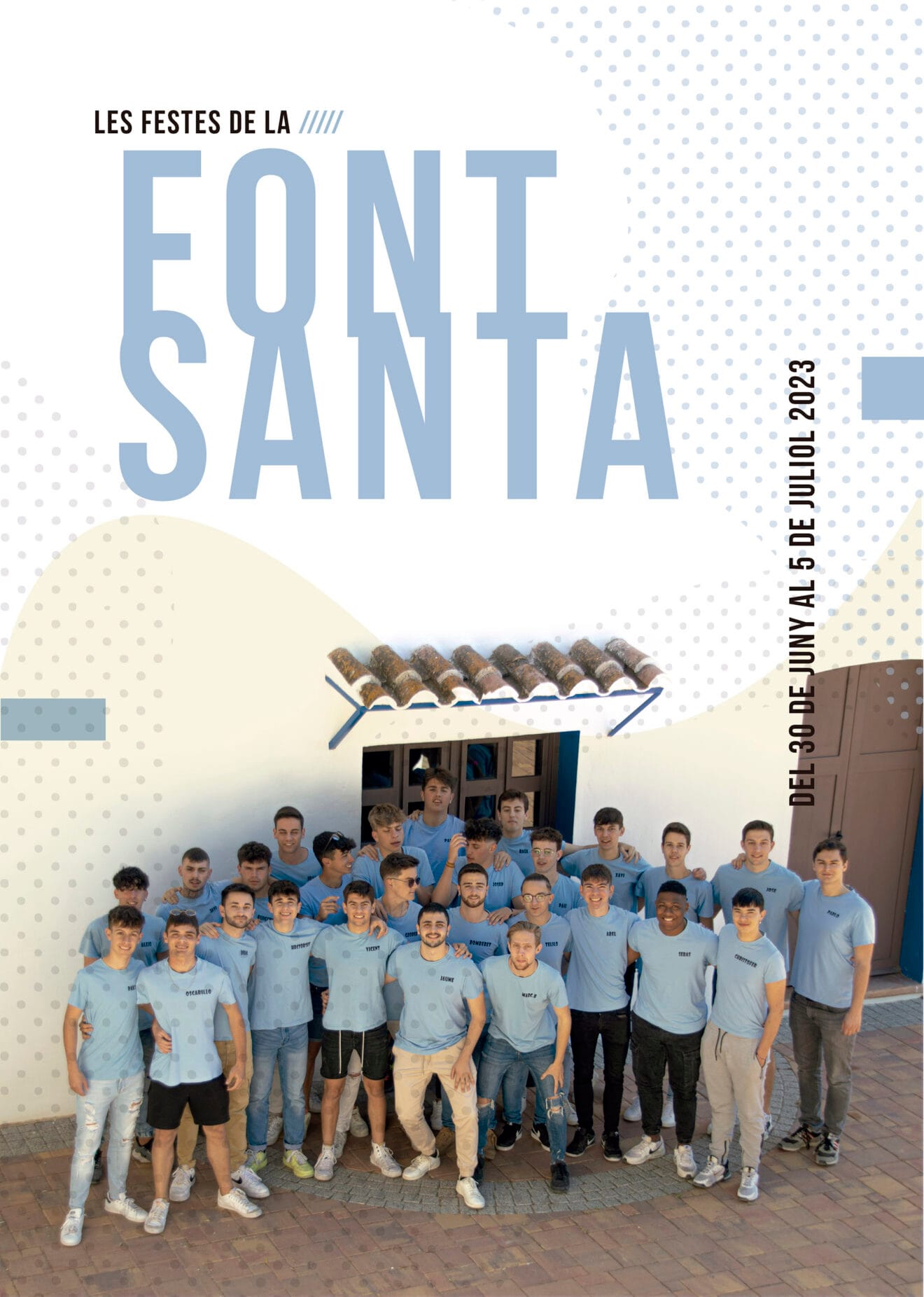 Cartel de las fiestas de la Font Santa de Teulada Moraira de este año