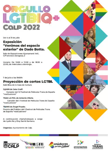 Cartel del Orgullo LGTBIQ+ de Calp 2022