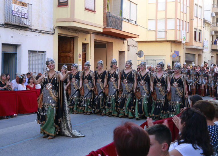 Entrada de Moros i Cristians el sábado de Fira en Pego