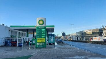 Gasolinera en Benissa el pasado mes de marzo