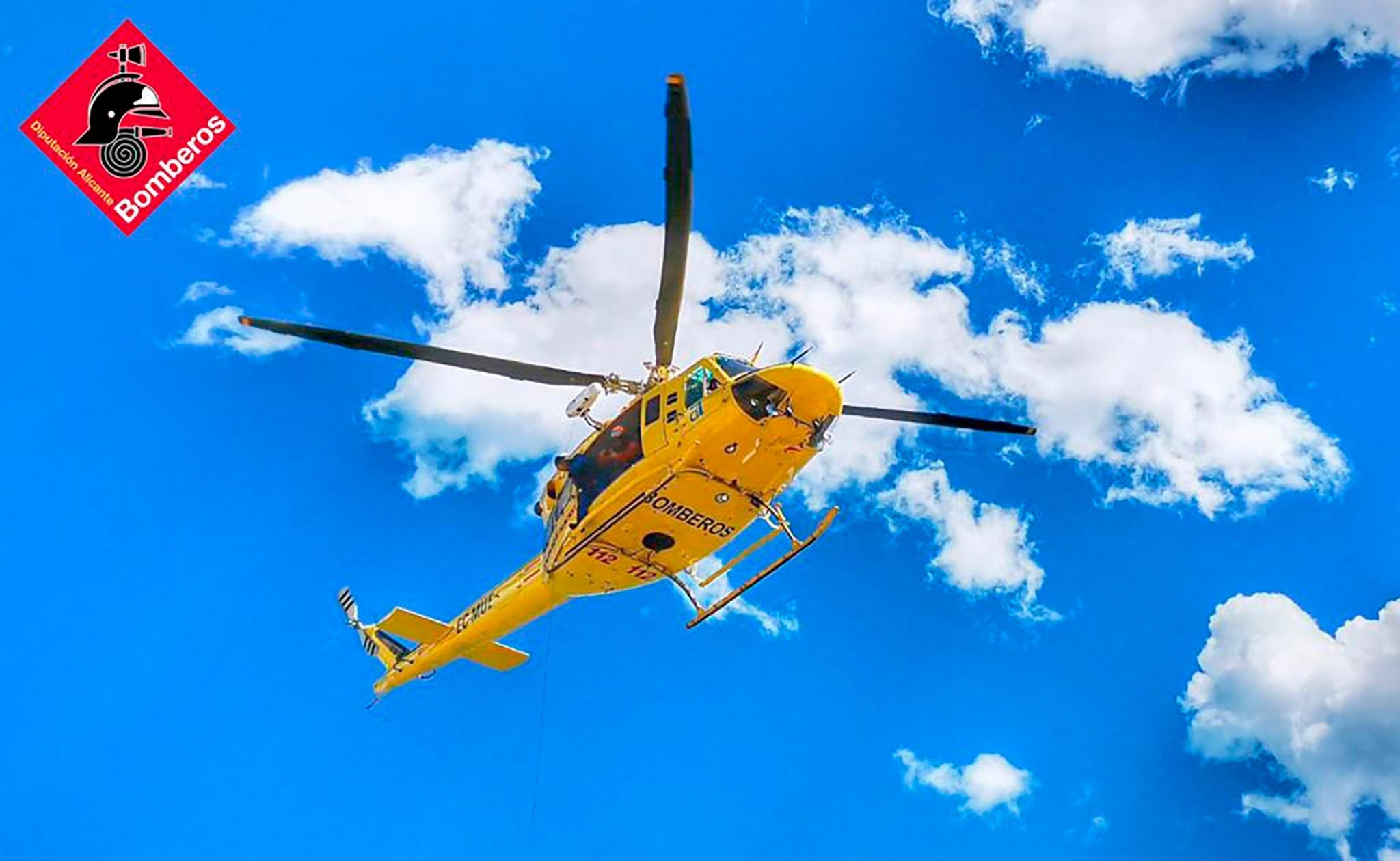 helicoptero del consorcio provincial de bomberos