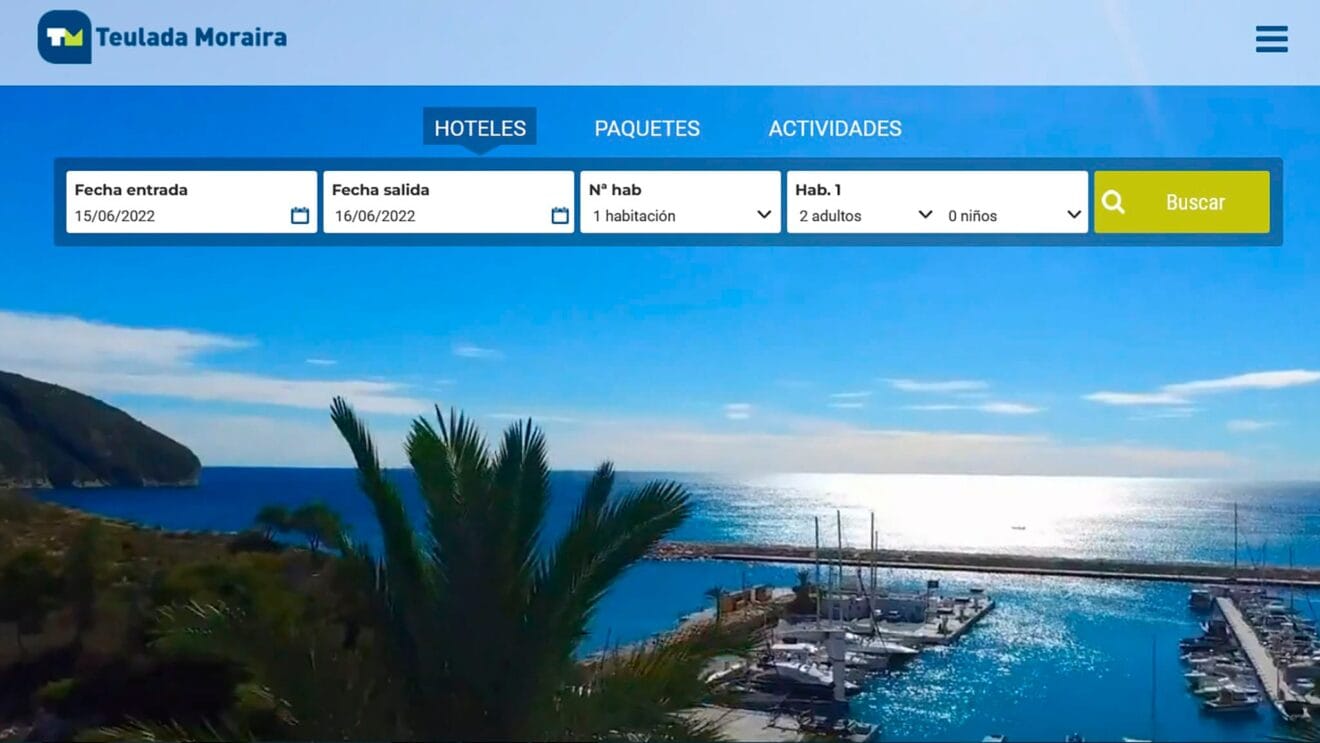 Imagen de portada del motor de búsqueda turística de Teulada-Moraira