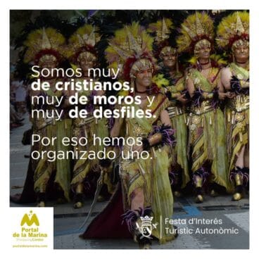 Moros y Cristianos con Portal de la Marina