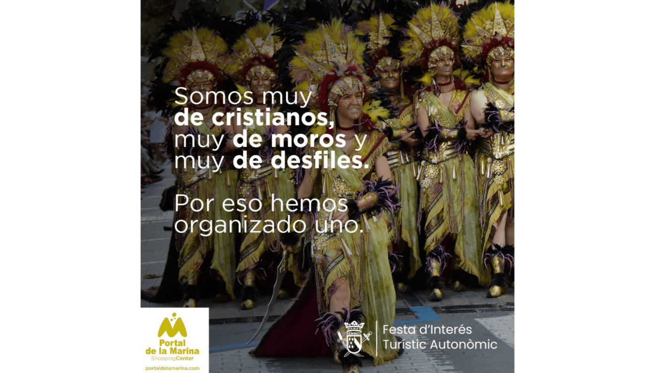 Moros y cristianos en Portal de la Marina