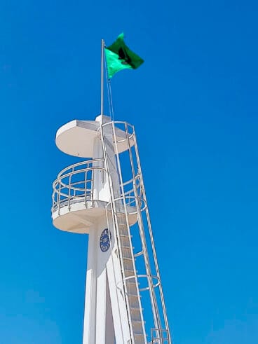 Nueva bandera en la playa de Calp