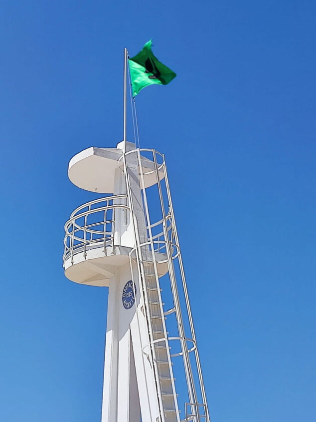 Imagen: Nueva bandera en la playa de Calp