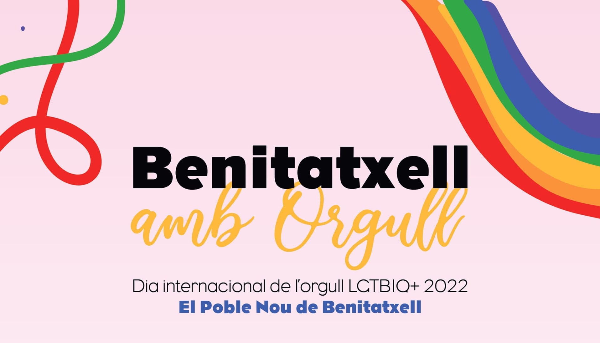 portada programacion del orgullo lgtbiq de benitatxell 2022