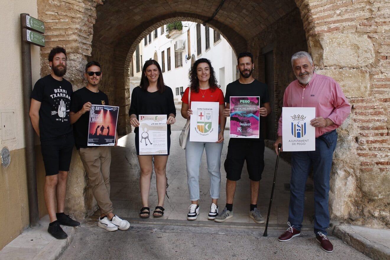 Presentación de la programación de fiestas patronales en Pego