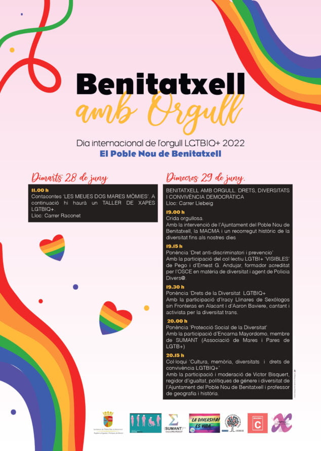 Image: Benitatxell 2022 LGTBIQ+ Pride Programming