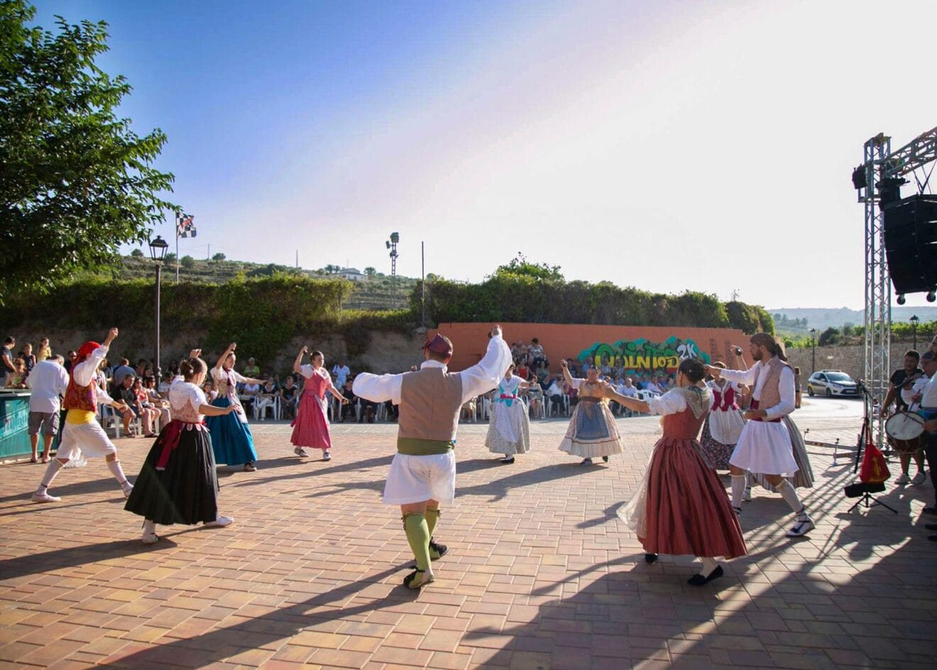 Tradicional danza de las fiestas de la Font Santa en 2018 - Ajuntament de Teulada-Moraira