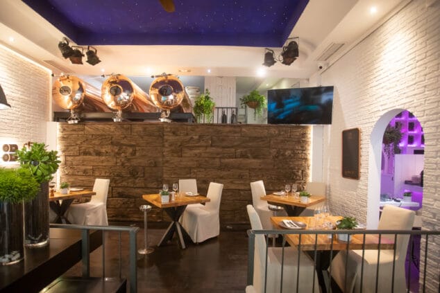 un restaurante informal y distinto