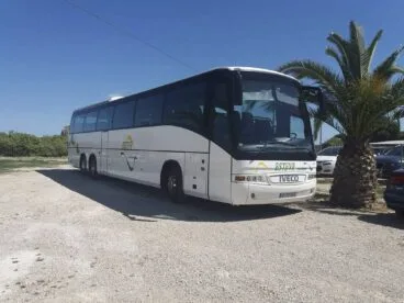 Autobús Esteve en uno de sus viajes – Imagen cedida a la empresa por una clienta (Valeria)