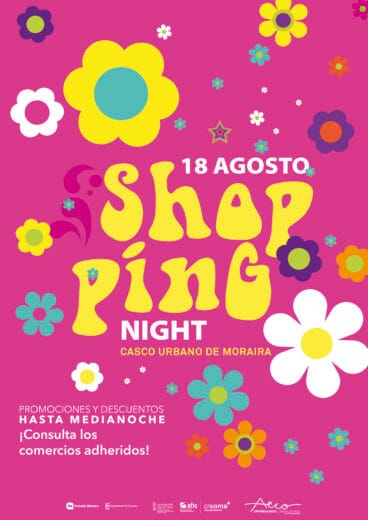 Cartel de la 11ª edición de la ‘Shopping Night’ en Teulada-Moraira