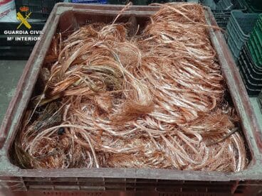 Cobre preparado para su venta