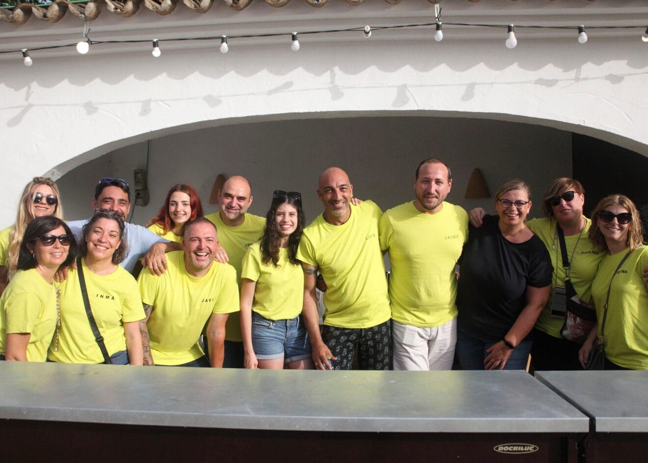 Comisión de fiestas de Sant Vicent Ferrer 2023 en la Font Santa